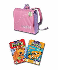 LeapFrog Books and Backpack