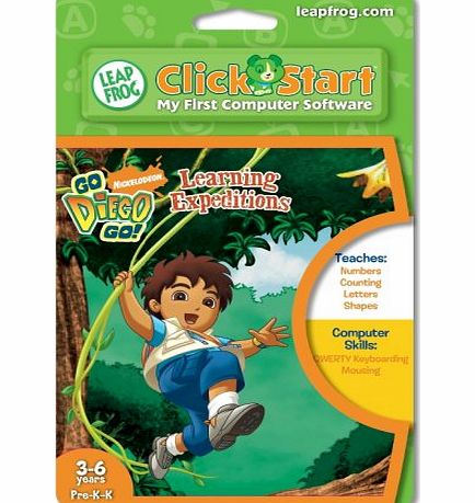 LeapFrog ClickStart Game: Go Diego Go! Learning Expeditions