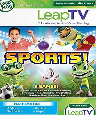 LeapFrog LeapTV Learning Game Sports