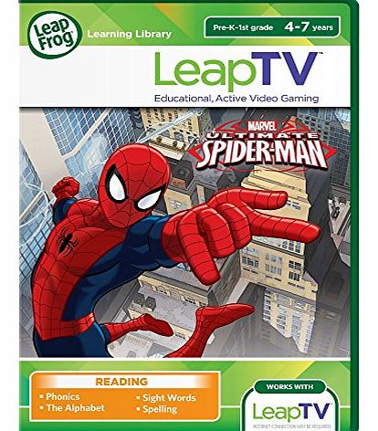 LeapFrog LeapTV Learning Game Ultimate Spider-Man Sinister Six Showdown