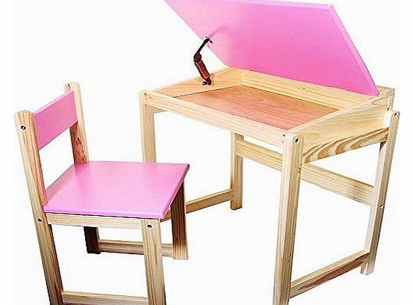 Pink Flip Top Desk