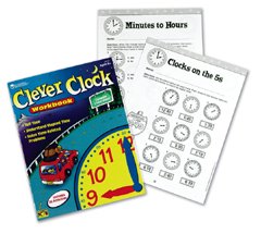 Learning Curve Learning Resources - Clever Clock Workbook
