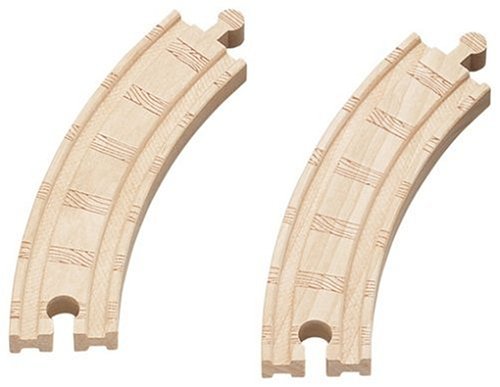 Learning Curve Wooden Thomas & Friends: 6 1/2 (170mm) Curved Track - 4pcs