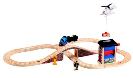 Wooden Thomas & Friends: Harolds Mail Delivery Set