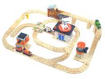 Learning Curve Wooden Thomas & Friends: Play Table Set: Harold & Percy to the Rescue