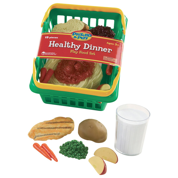 Pretend and Play Healthy Dinner Set 19 LER7292