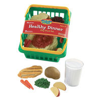 Learning Resources PRETEND and PLAY HEALTHY DINNER SET 19 RE