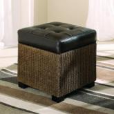 Leather and Loom Footstool