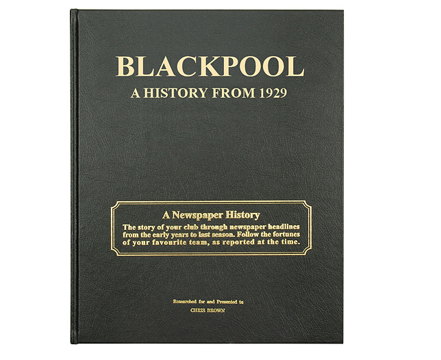 Leather Football History Book - Blackpool