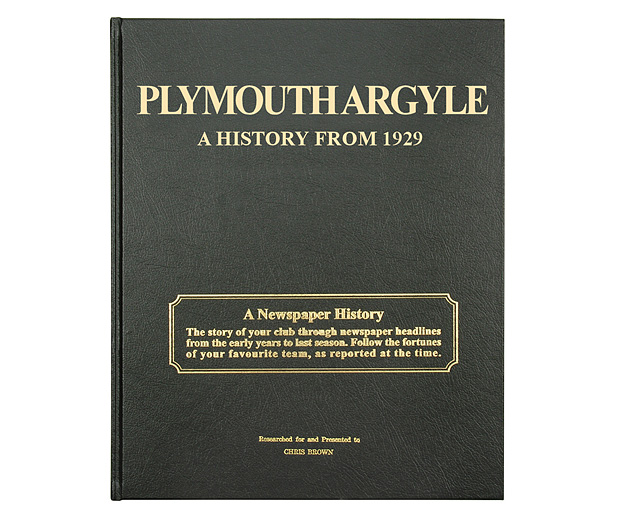 leather Football History Book - Plymouth