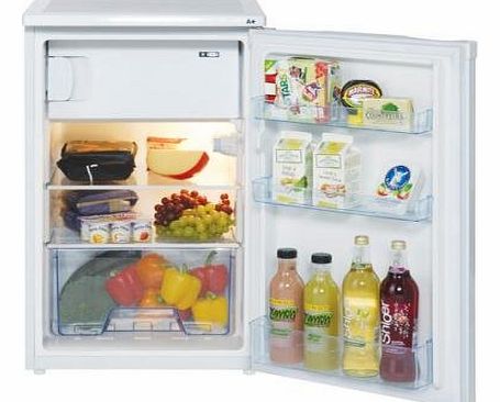 R5010W White 100L Undercounter Fridge with Freezer Compartment 50cm Wide (444440183)