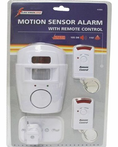 Lectrolite Motion Sensor Alarm with Remote Control