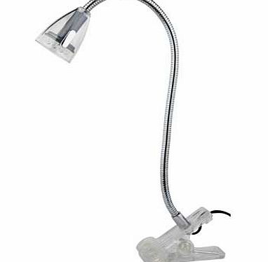 LED Clip Desk Lamp - Clear