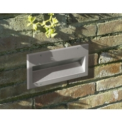 Leds-C4 Lighting Micenas Grey Recessed Outdoor Wall Light