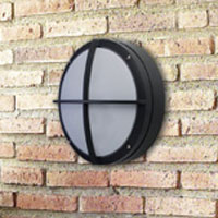LEDS Lighting Ariadna Modern Outdoor Wall Light In Dark Grey Aluminium With A Glass Cover