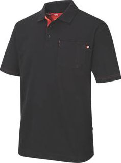 Lee Cooper, 1228[^]5685F Polo Shirt Black X Large Chest 5685F