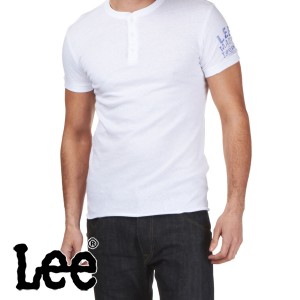 T-Shirts - Lee Short Sleeve Henley T-Shirt -