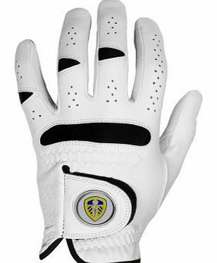 Leeds United FC Golf Glove (inc Marker - Left Hand - L)