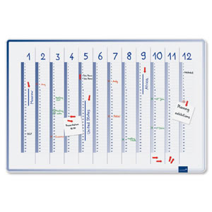 Legamaster Accent Year Planner Steel Drywipe