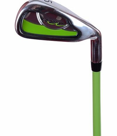 Legend 7 Iron Childrens Golf Club Right Handed Green and Black 7- 10 Years