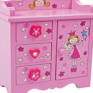 ``Beauty Princess`` Chest of Drawers Childrens Furniture