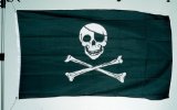 Legler Jolly Roger Skull and Crossbones Pirate Flag