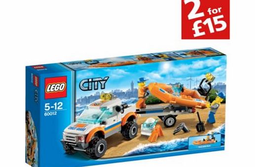 LEGO City 4x4 and Driving Boat - 60012