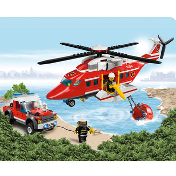 Lego City Fire Helicopter (7206)