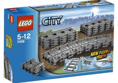 Lego City Flexible Tracks 7499