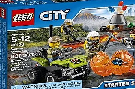 LEGO City Volcano Explorers 60120 Volcano Starter Set Building Kit (83 Piece) by LEGO