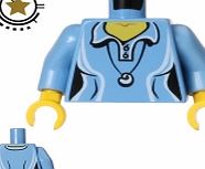 Lego Mini Figure Torso - Blouse - Light Blue