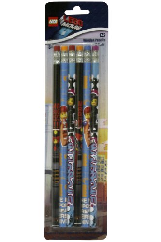 LEGO Movie Graphite Pencils (Pack of 6)