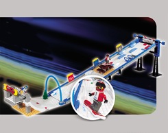 Lego snowboard boarder cross race