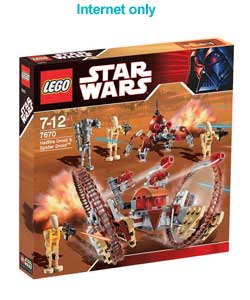 lego Star Wars Hailfire Droid and Spider Droid
