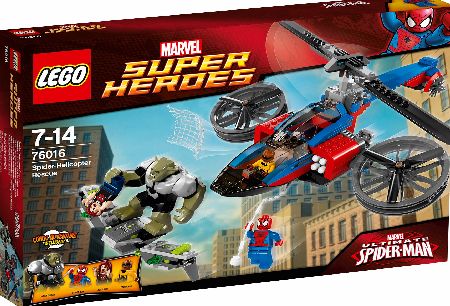 Lego Super Heroes Spider-Helicopter Rescue 76016