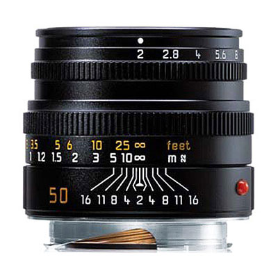 Leica Summicron-M 50mm f/2 Black Lens