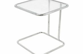 Leitmotiv Squared Side Table Chrome Squared Side Table