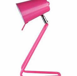 Z Table Lamp Pink Z Table Lamp Pink
