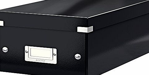 Leitz 60420095 Click and Store Media Storage Box - Black