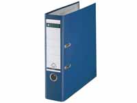 A4 blue lever arch file with 80mm spine