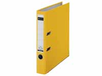 A4 yellow lever arch file with 50mm spine