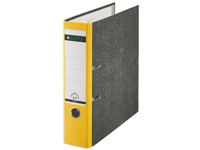 LEITZ A4 yellow recycled board lever arch file
