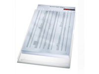 Esselte Maxi clear PVC folder with 20mm gusset