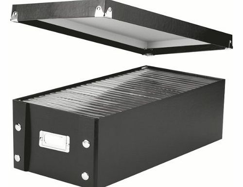 Vaultz Dvd Storage Box - Black