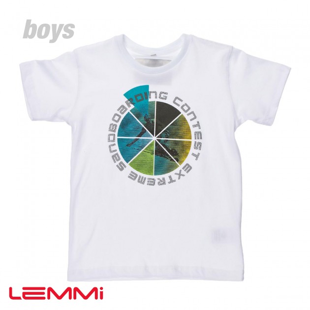 Boys Lemmi Ryan T-Shirt - White