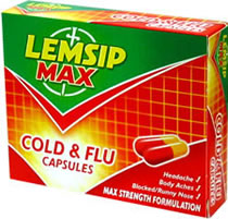 Cold + Flu Max Strength Capsules 8x