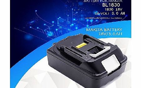 Power tools battery for Makita BL1830 BL1815 / LXT400 / 194205-3 18-Volt 3.0 AH Battery Lithium-Ion Battery repalcement makita battery