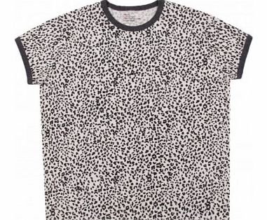 Tassy Ace Leopard T-shirt White 34,36,38