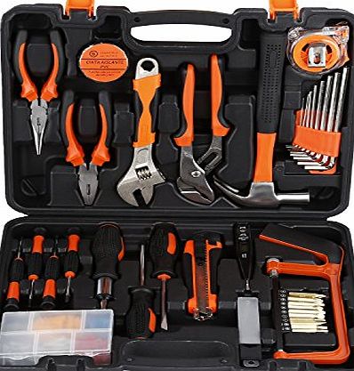LESHP Tool Kit, LESHP 100pcs Precision DIY Home Household Kits Tool Set with Combination Pliers in Box Case