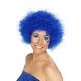 Lets-Have-A-Party.co.uk Curly Wig Bargain Blue